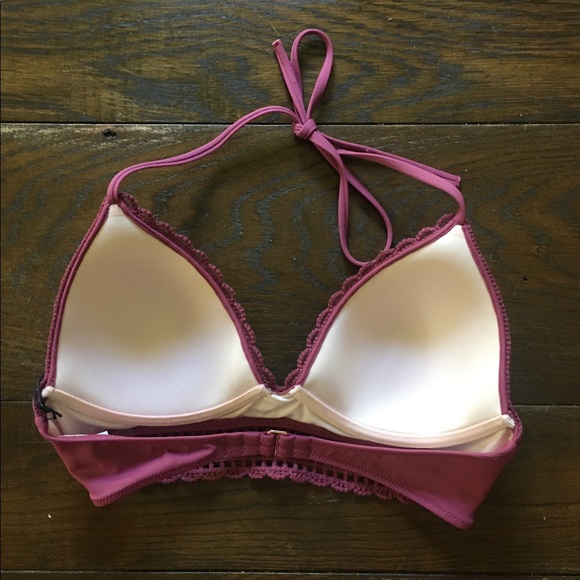 Women’s crochet long line bikini top - Picture 4 of 7